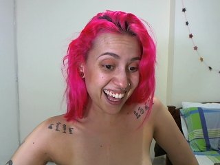 Bilder floracat Hi! 10 if you think i am pretty! #pinkhair #cum #wet #hot #tattoos #hitachi #skinny #bigeyes #smalltits
