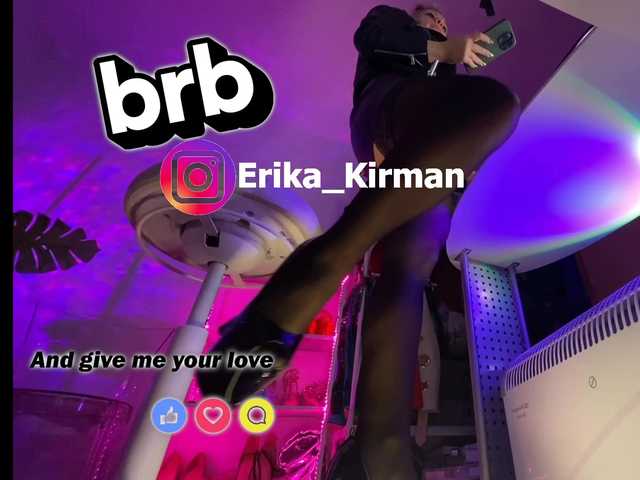 Bilder Erika_Kirman Hello! Thank you for reading my profile and looking at the tip menu! Dont forget to folow me in bongacams site allowed social networks - my nickname there is ERIKA_KIRMAN #stockings #skirt #lips #heels #redlipstick #strapon