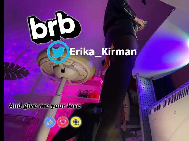 Bilder Erika_Kirman Hello! Thank you for reading my profile and looking at the tip menu! Dont forget to folow me in bongacams site allowed social networks - my nickname there is ERIKA_KIRMAN #stockings #skirt #lips #heels #redlipstick #strapon