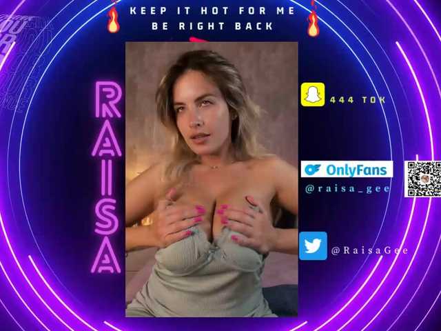 Bilder Raisa1gee Help me to reach my goal Lick my nipples @remain tok remain.Tip my favorite ones 10251402001111