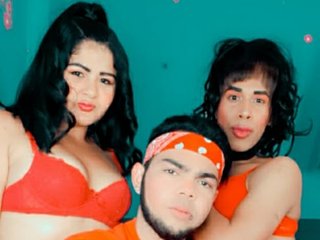 Erotisk videochat Trio-Hot69